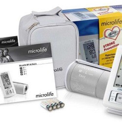 MÁY ĐO HUYẾT ÁP MICROLIFE A6 - CÓ CẢNH BÁO ĐỘT QUỴ...