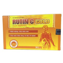 rutin c gold dành cho bệnh trĩ chảy máu cam