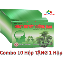 [Combo 10 Hộp Tặng 1 Hộp] 10 hộp hoạt huyết dưỡng...