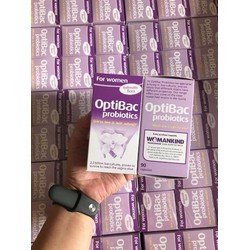 Men vi sinh OptiBac tím hỗ trợ phòng ngừa viêm nhi...