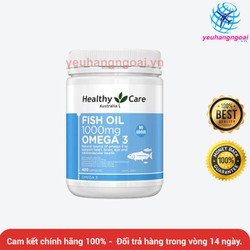 Viên uống Dầu cá tự nhiên Fish Oil Healthy Care Om...