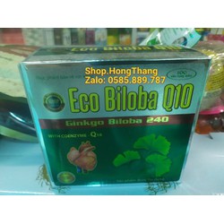 Eco Ginkgo Biloba Q10 Cải Thiện Trí Nhớ Và Chứng M...