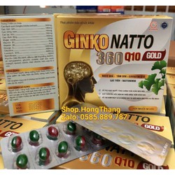 Ginkgo Natto 360Mg Hỗ Cải Thiện Trí Nhớ Và Chứng M...