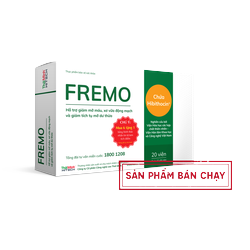 FREMO FREMO hỗ trợ giảm mỡ máu, xơ vữa động mạch v...