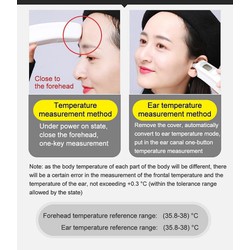 Nhiệt kế ĐO Tai ĐO Trán cao Cấp