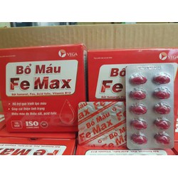 Bổ máu Fe Max hỗ trợ quá trình tạo máu, giúp cải t...