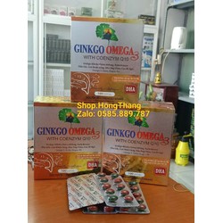 ginkgo omega-3 hoạt huyết dưỡng não hộp 100 viên