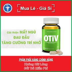 Viên Uống Otiv - Cải Thiện Mất Ngủ, Đau Đầu, Tăng...