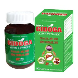 Viên uống bổ gan Gidoga LIVER DETOXIFY giúp thanh...