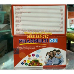 Pharmulti G8 bổ sung vitamin khoáng chất giúp bồi...