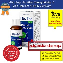 Siro Heviho - Hỗ Trợ Giảm Ho, Đau Rát Họng, Long Đ...