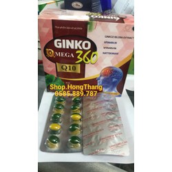 Ginkgo omega-360 Q10 Cải Thiện Trí Nhớ Và Chứng Mấ...