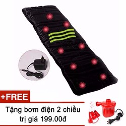 ĐỆM MASSAGE TOÀN THÂN TẶNG FREE 1 BƠM ĐIỆN 2 CHIỀU...