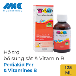 Pediakid Fer và Vitamines B bổ sung sắt và Vitamin...