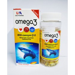 DẦU CÁ OMEGA3 ALASKA WITH COENZYM Q10 - SÁNG MẮT -...