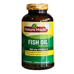 Viên dầu cá Fish Oil 1200mg cung cấp 360mg Omega-...