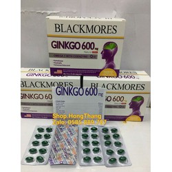 Ginkgo 600 mg BLACKMORES viên uống hoạt huyết dưỡn...