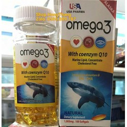 Dầu Cá Alaska omega-3 Hộp 100 Viên Bổ Não Tăng C...