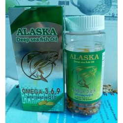Dầu Cá Alaska Omega-3 6 9 Hộp 100 viên Tăng Cườn...