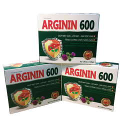 Combo 2 hộp Viên uống bổ gan ARGININ 600 - Giúp tă...