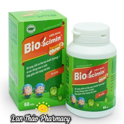 Viên nhai bổ sung chất xơ Bio Acimin Chew F Lọ 60...