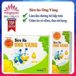 Siro ho Ong Vàng hết đau rát họng