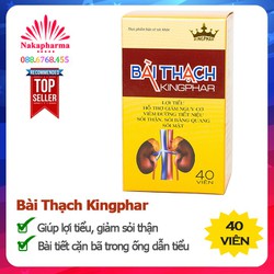 Bài Thạch Kingphar Giảm Sỏi Thận