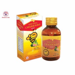 Sirô mật ong chanh đào Mediphar giảm ho bổ phế cha...