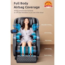 Ghế massage phi thuyền 3D Siêu xịn Luxury ADG màn...