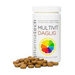 Viên uống vitamin và khoáng chất Multivit Daglig