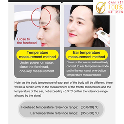 Nhiệt kế ĐO Tai ĐO Trán cao Cấp
