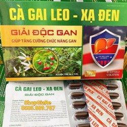 cà gai leo xạ đen bổ gan mát gan, giải độc, hạ men...