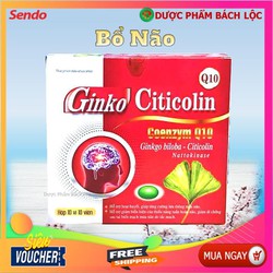 Hoạt huyết bổ não Ginkgo Citicolin Q10- Giảm đau đ...