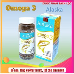 Viên dầu cá Alaska Om.ega 3 Coenzym Q10 bổ não, sá...