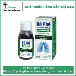 Bổ Phế Bướm Bạc Vshine - hỗ trợ bổ phế, giảm ho, l...