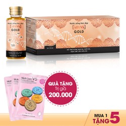 Collagen Gold Adiva Dạng Nước 14 lọ x 30ml + Quà T...