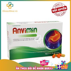 [CHÍNH HÃNG] Viên Dạ Dày ANVIMIN - Bảo Vệ Niêm Mạc...