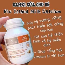 Viên uống canxi milk bio