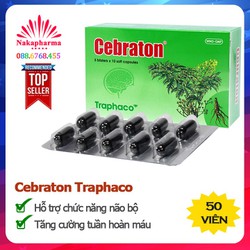 Hoạt huyết dưỡng não Cebraton Traphaco – Giúp hỗ t...