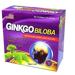 Hoạt huyết dưỡng não Ginkgo biloba 240mg - HỘP 100...