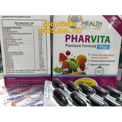 BỔ SUNG VITAMIN VÀ CÁC KHOÁNG CHẤT CƠ THỂ PHARVITA...
