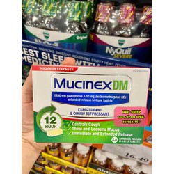VIÊN UỐNG MUCINEX DM MAXIMUM STRENGTH
