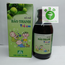 Bổ phế Bảo Thanh trẻ em chai 100ml