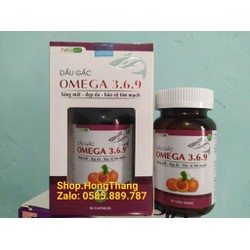 Dầu gấc OMEGA-369 chứa dầu gấc, vitamin sáng mắt,...