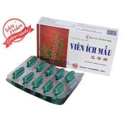 VIÊN ÍCH MẪU hỗ trợ điều hoà nội tiết nữ, cân bằng...