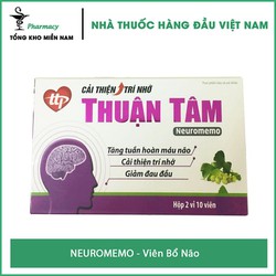 Viên uống Thuận Tâm Neuromemo - giúp bổ não, giảm...