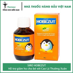 Siro HoBezut - Giúp Bổ Phế, Giảm Ho Khan, Làm Ấm Đ...