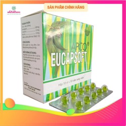 Viên tinh dầu tràm, bạc hà giảm ho EUCAPSOFT Hộp 1...