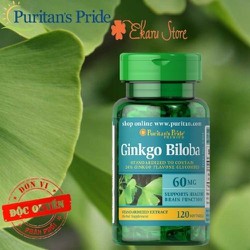 Bổ não tăng trí nhớ Ginkgo Biloba từ Bạch quả 60 m...