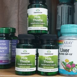 [DATE 6/2023] Viên Uống Swanson Milk Thistle 500mg...